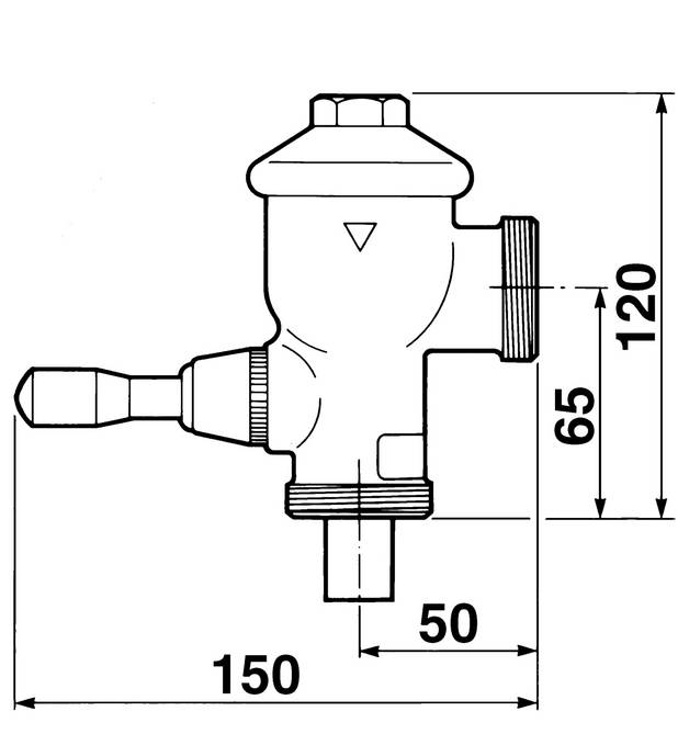 Spolventil WC