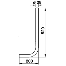 47270 Spolrör Ø28 mm