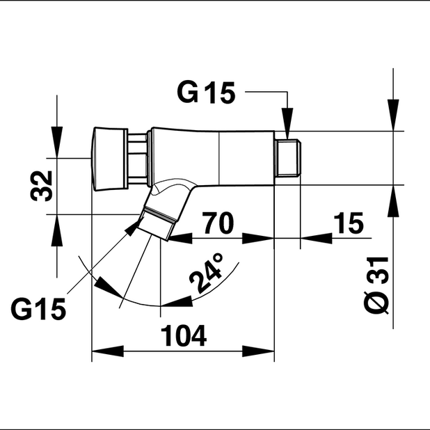 Neo Tappventil 65 mm. KV