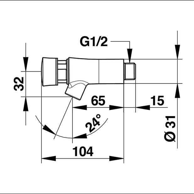 Neo Tappventil 65 mm. KV
